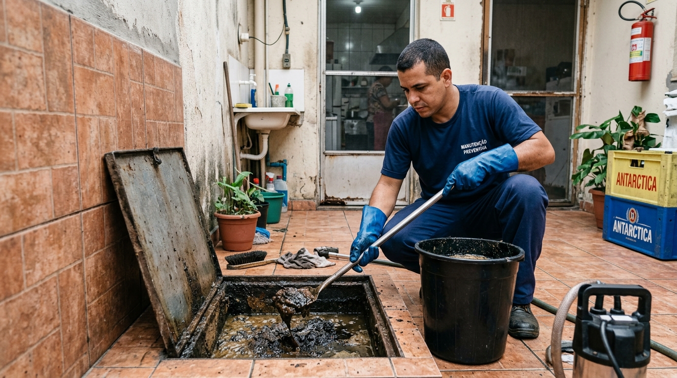Limpeza de Caixa de Gordura perto de mim em Campinas‑SP